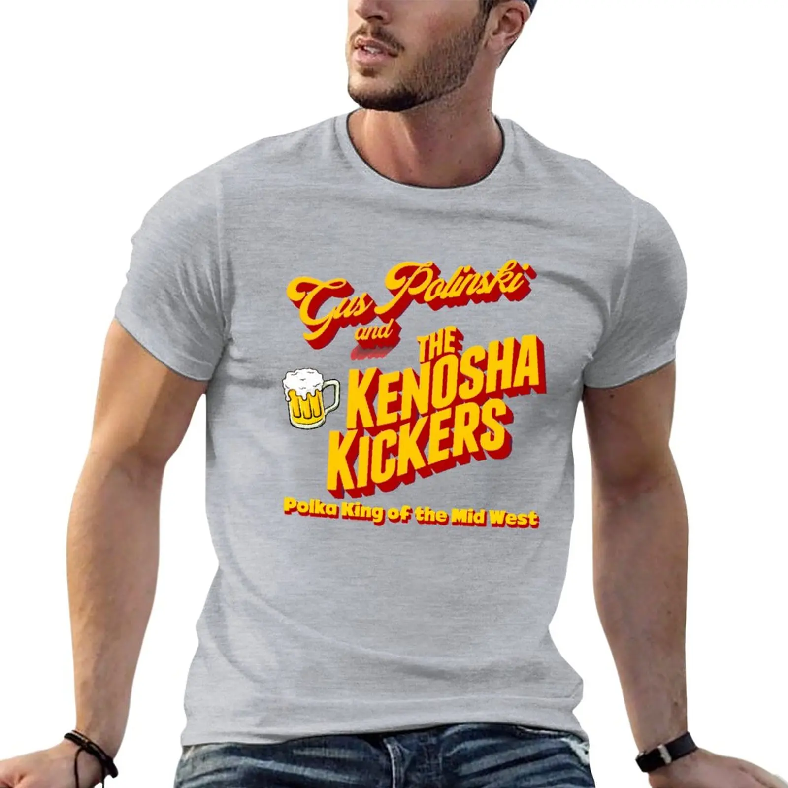 the Kenosha Kickers T-Shirt t-shirts man summer tops men workout shirt