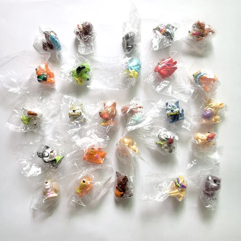 Group Trash Dog Garbege Animal, Evil Bird, Rabbit Figure, Grossery, Rotten Bin, Monster Model, Collection Toy, peuv, Adult, 8Pcs