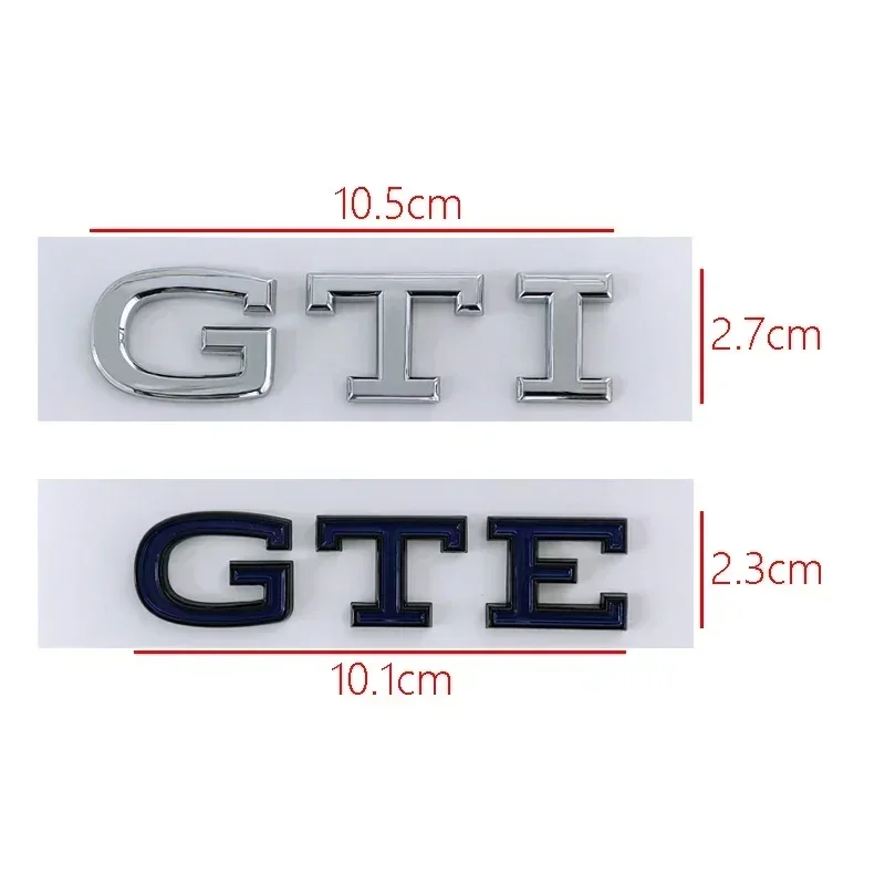 ABS سيارة الخلفي الجذع شعار الحاجز الجانب شارة ملصق ل Volkswagen VW جديد GTE GTI شعار T-ROC جولف جيتا MK4 باسات بولو توران