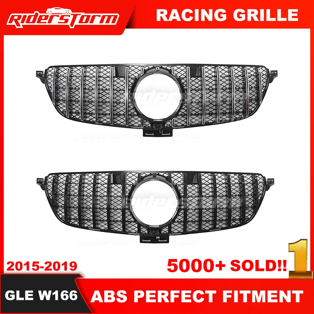 

2015-2019 For Gle Class sedan W166 GT Grille Grill for mercede GLE-Class 2015+ Car w166 GT grille