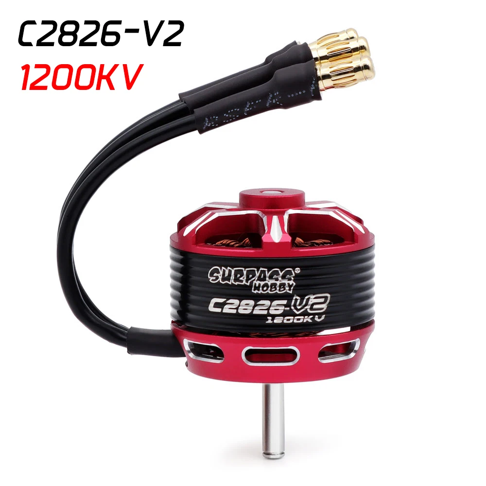 OVERTREFFEN HOBBY RC Borstelloze Motor Outrunner C28/C35/C42/C50 Serie Flier V2 14 Polen CNC voor Alle Vaste Vleugelvliegtuigen Model