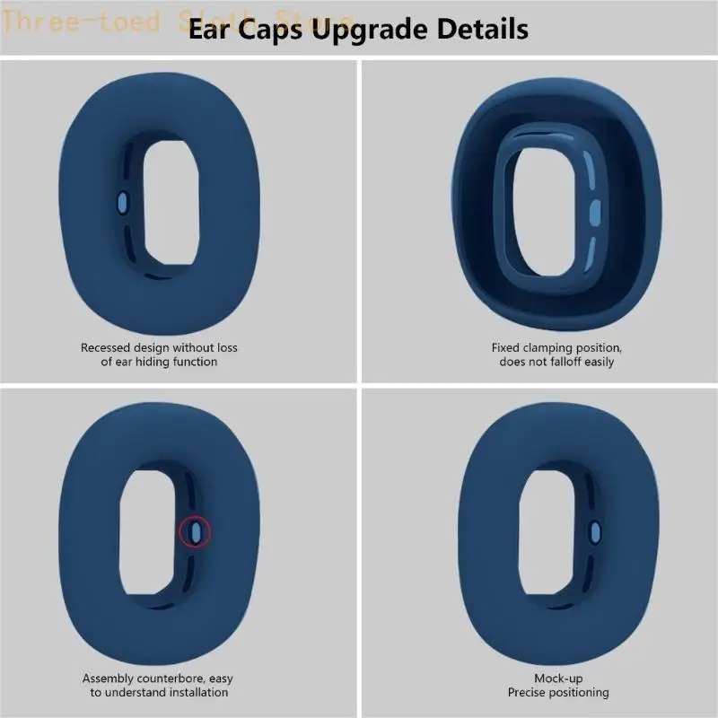 1PAIR SILICONE SILICONE EARPADS COUSHION COUSHION для наушников Airpodsmax наушники наушники наушники для наушников защитный