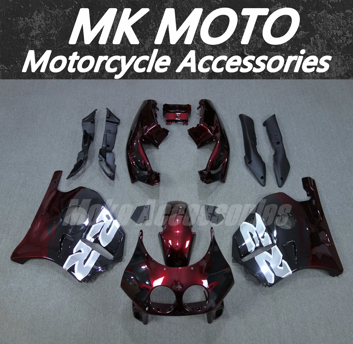 

Moke moto Fairings Kit Fit For Cbr250rr Mc22 1990 1991 1992 1993 1994-1999 Bodywork Set High Quality ABS Injection