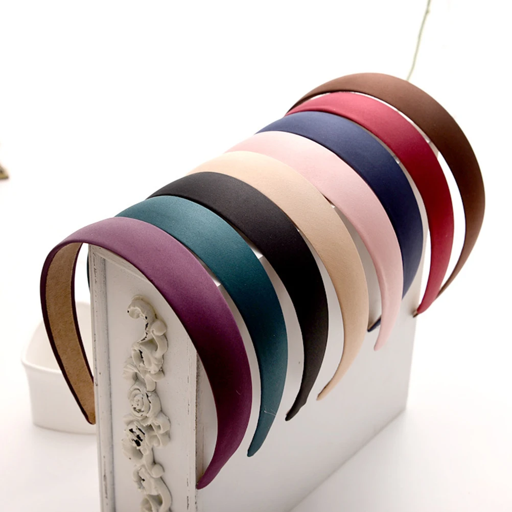 

12 Pcs Fabric Headband Headbands Women Hair Hoop Wide Hairband Fabrics Headwear Han Fan