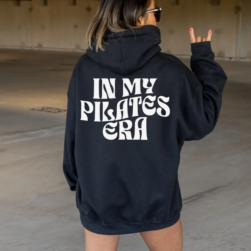 

Pilates Sweatshirt in My Pilates Era Princess Gift for Pilates Lover Gym Sweatshirt Casual Fashion Soft Comfortable Long Sleeve