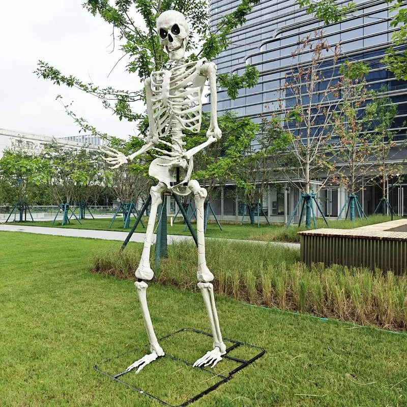 10-Foot Giant Haunted House Animated Human Vivid High Quality 2026 New Skeleton Props Halloween Ornaments