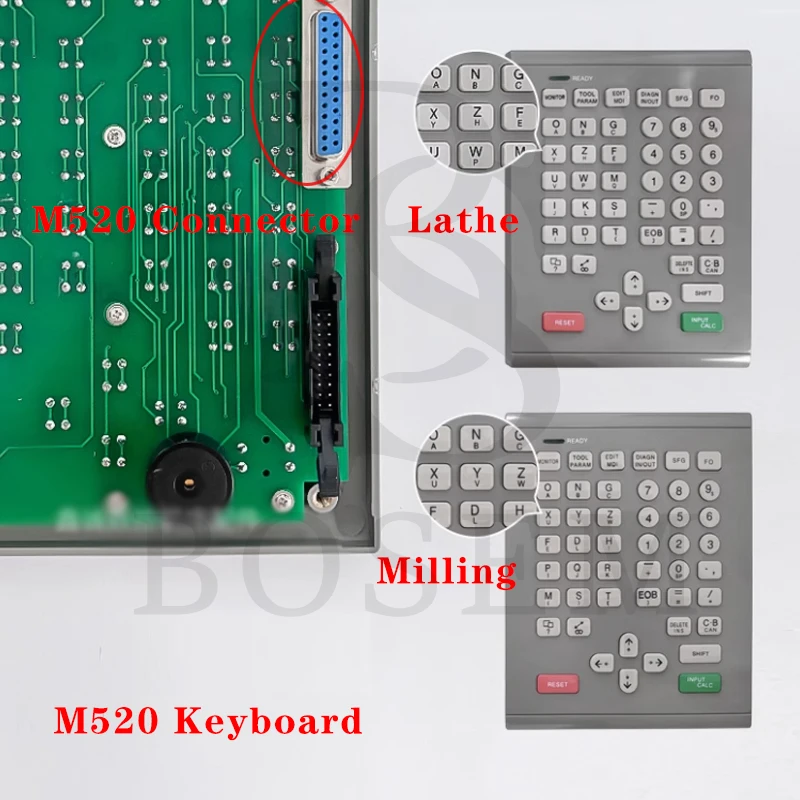 三菱および三菱車用のキーボード,KS-4MB911AおよびKS-4MB913Aモデル,m64,m520と互換性あり