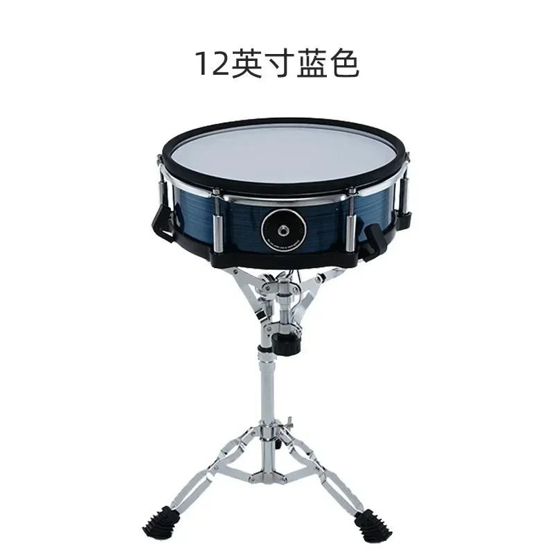 12-InchElectronic Mesh Wood Cavity Snare Drum With Bracket