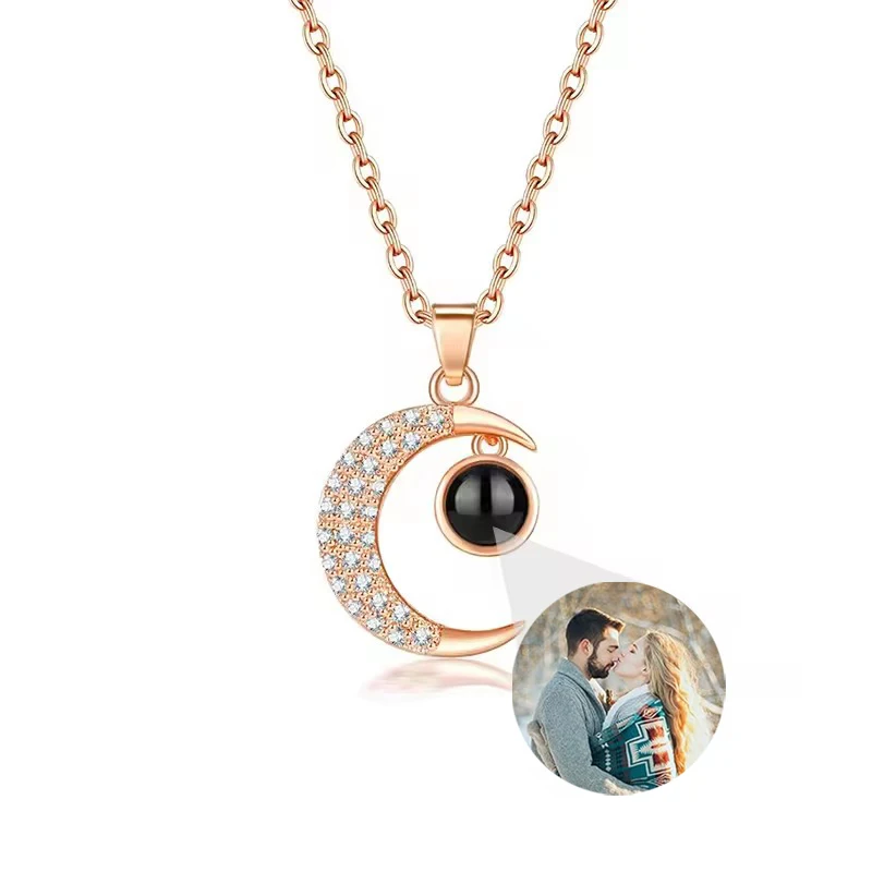 Benutzerdefinierte Fotoprojektionskamera-Halskette, personalisierte Projektions-Halskette mit Bild im Inneren, Geschenke für Frauen, Mutter, Freundin, Ehefrau – Detail 23