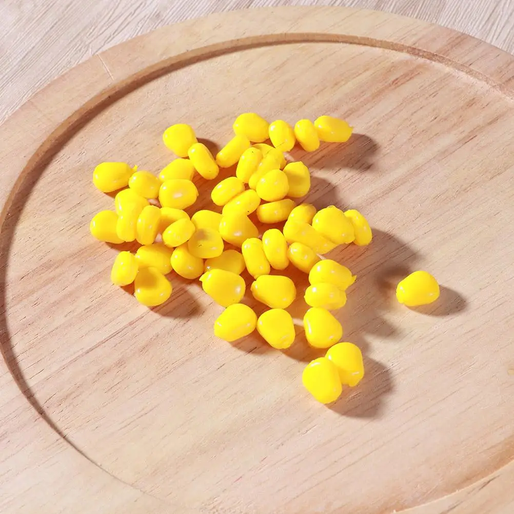 

100 Pcs Corn Carp Fishing Bream Carp Baits Lifelike Floating Fishing Safe Reusable Freshwater Saltwater