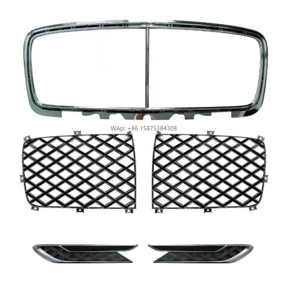 

Mulliner Chrome Grille Kit for Flying Spur Front Radiator and Side Ventilation Grille New Condition