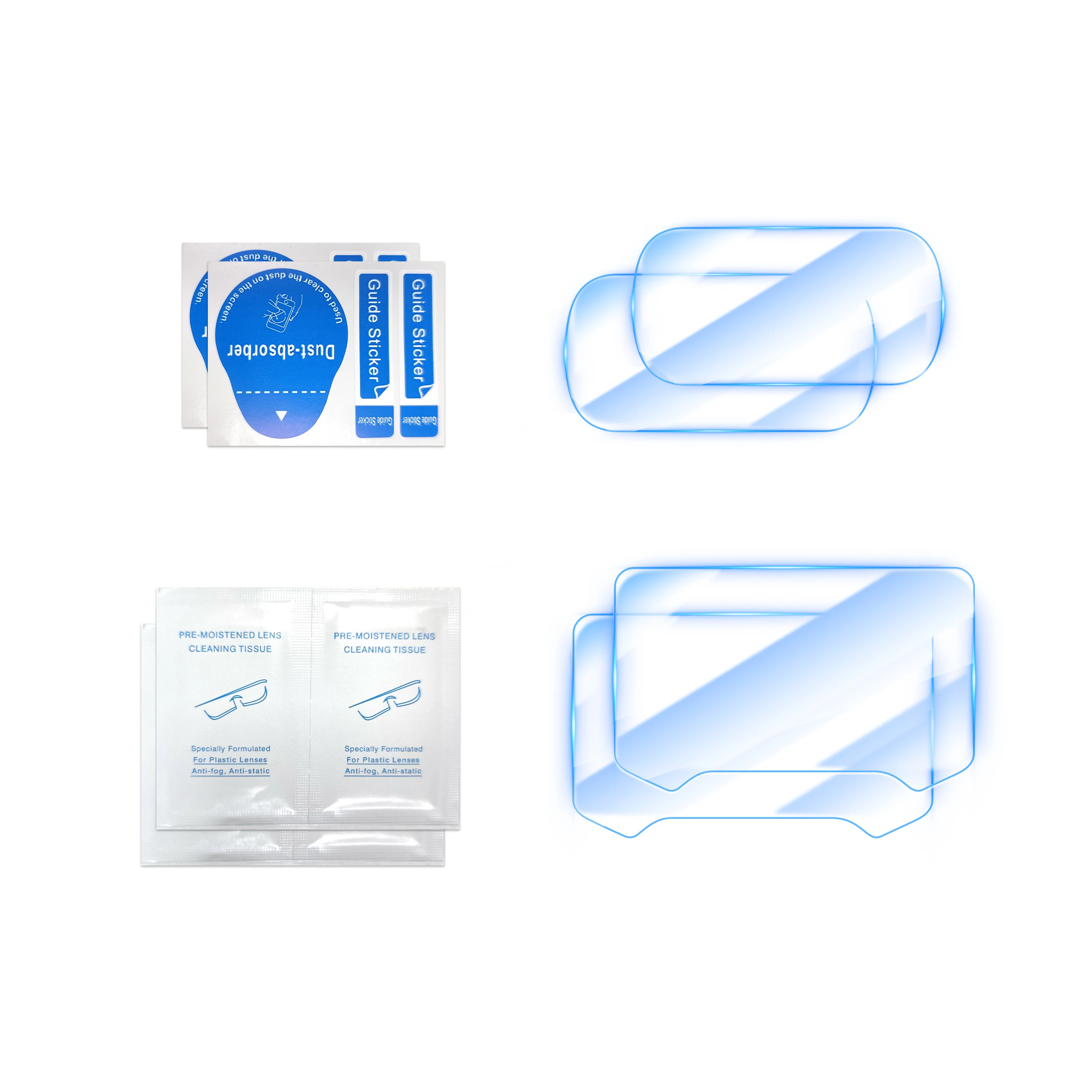 2sets 9H HD Gehard Glas Film voor Insta360 Luna Ultra Camera Accessoires Anti-kras Film Dekking Beschermende Film