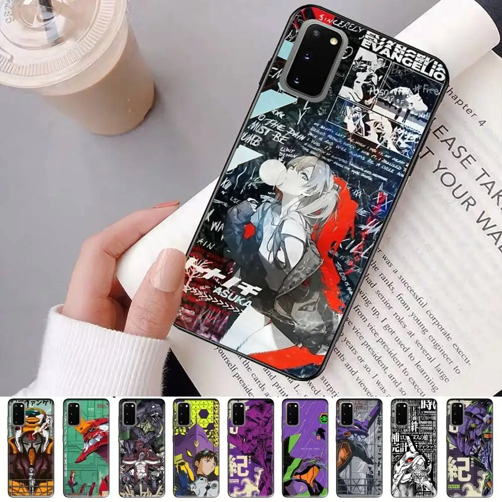 Casing Ponsel Anime Klasik E-evangelion untuk Samsung S 24 Fe 25 Ultra Plus 20 Lite 21 30 22 23 24 22 Ultra 5G Fundas