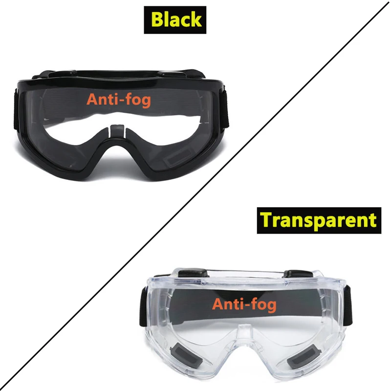 Antifog Protective Glasses Safety Anti-Splash Wind-Proof Work Glasses Industrial Research Cycling Riding Goggles