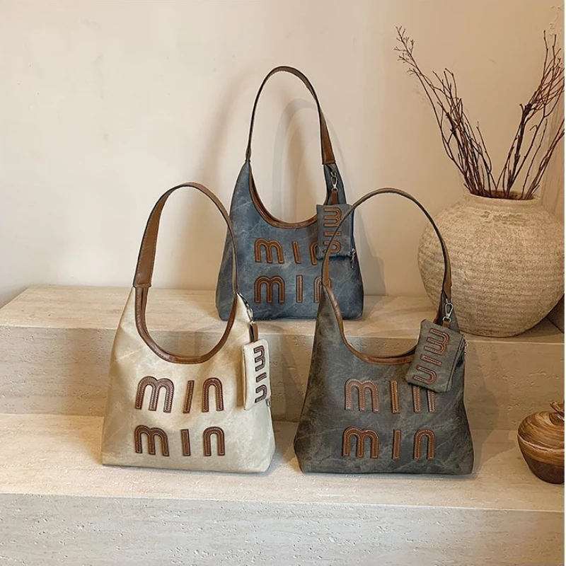 

Luxury Women's Elegant Fashionable Leather Shoulder Bag Trendy Commuter Classic Elegant Ladies Casual Simple Vintage Crossbody