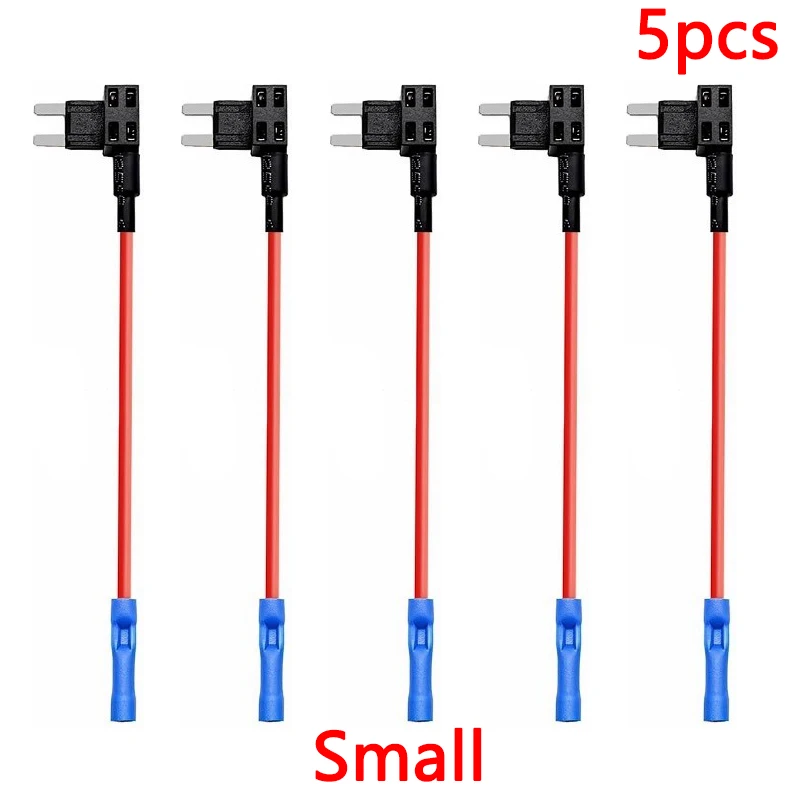 10/5 Stück MINI SMALL MEDIUM Size Auto-Sicherungshalter Add-a-Circuit TAP-Adapter Micro Mini Standard ATM Blade Fuse für Autos, Transporter