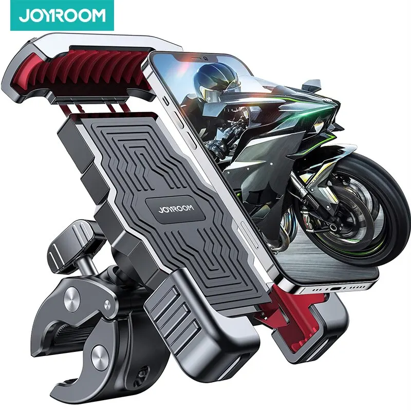 Joyroom Motorcycle Phone Holder Mount Quick Install 1s Automatically Lock & Release,Widely for Phone 4.7