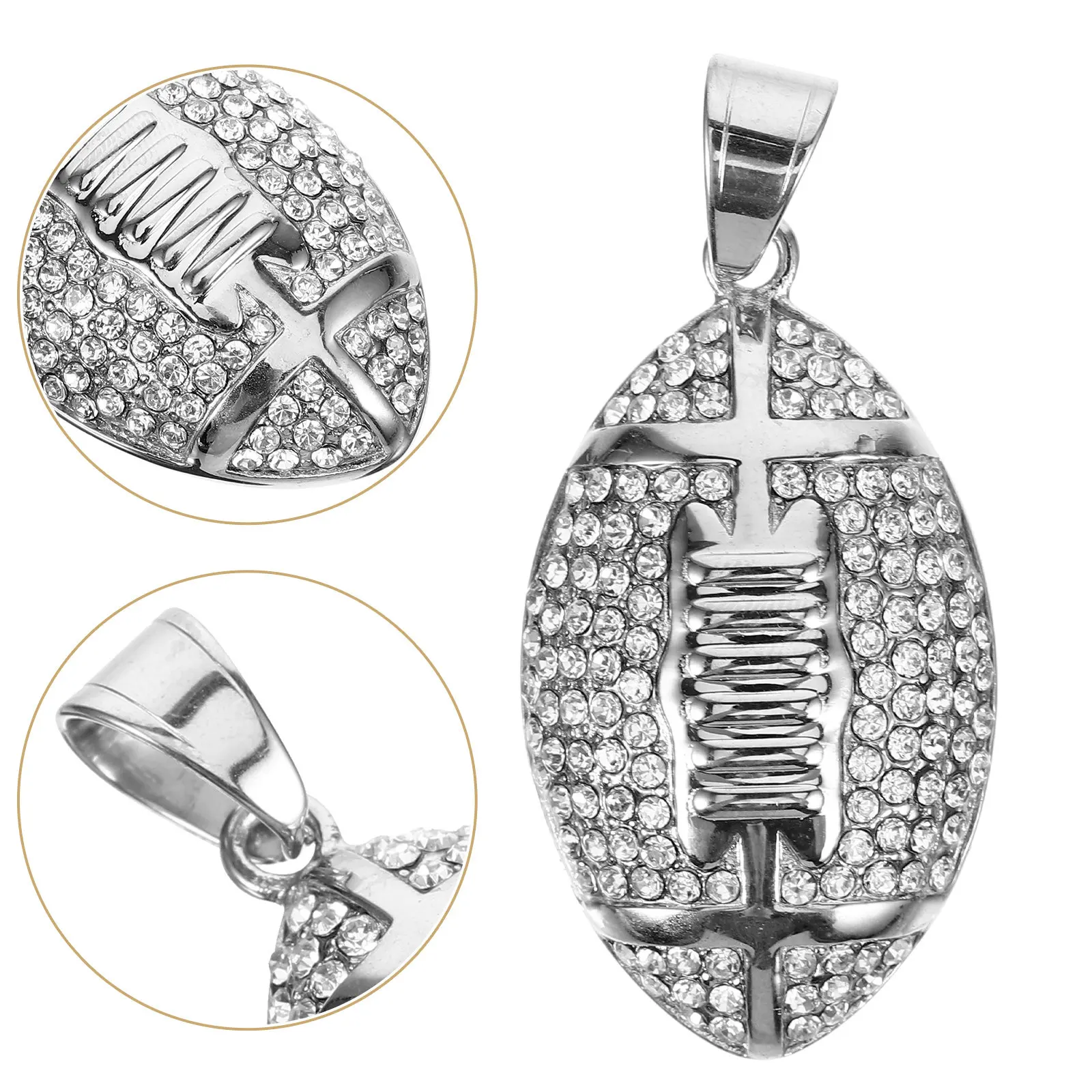 

Подвески-шармы для изготовления украшений: аксессуары в виде мяча для регби, для серег и ожерелий, для рукоделия в спортивном стиле