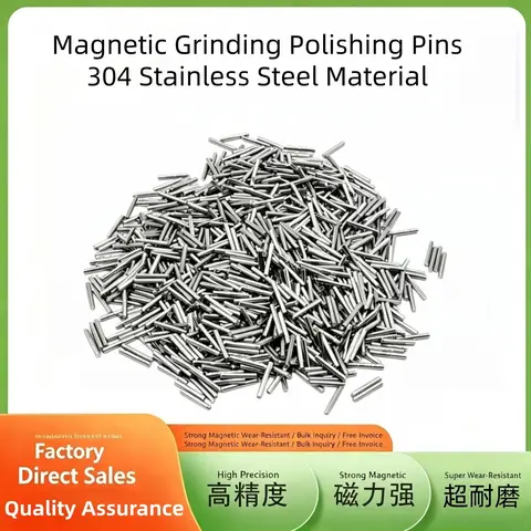 304 Magnetic Grinding Pins, Metal Polishing Needles for Magnetic Polishing Equipment 500g