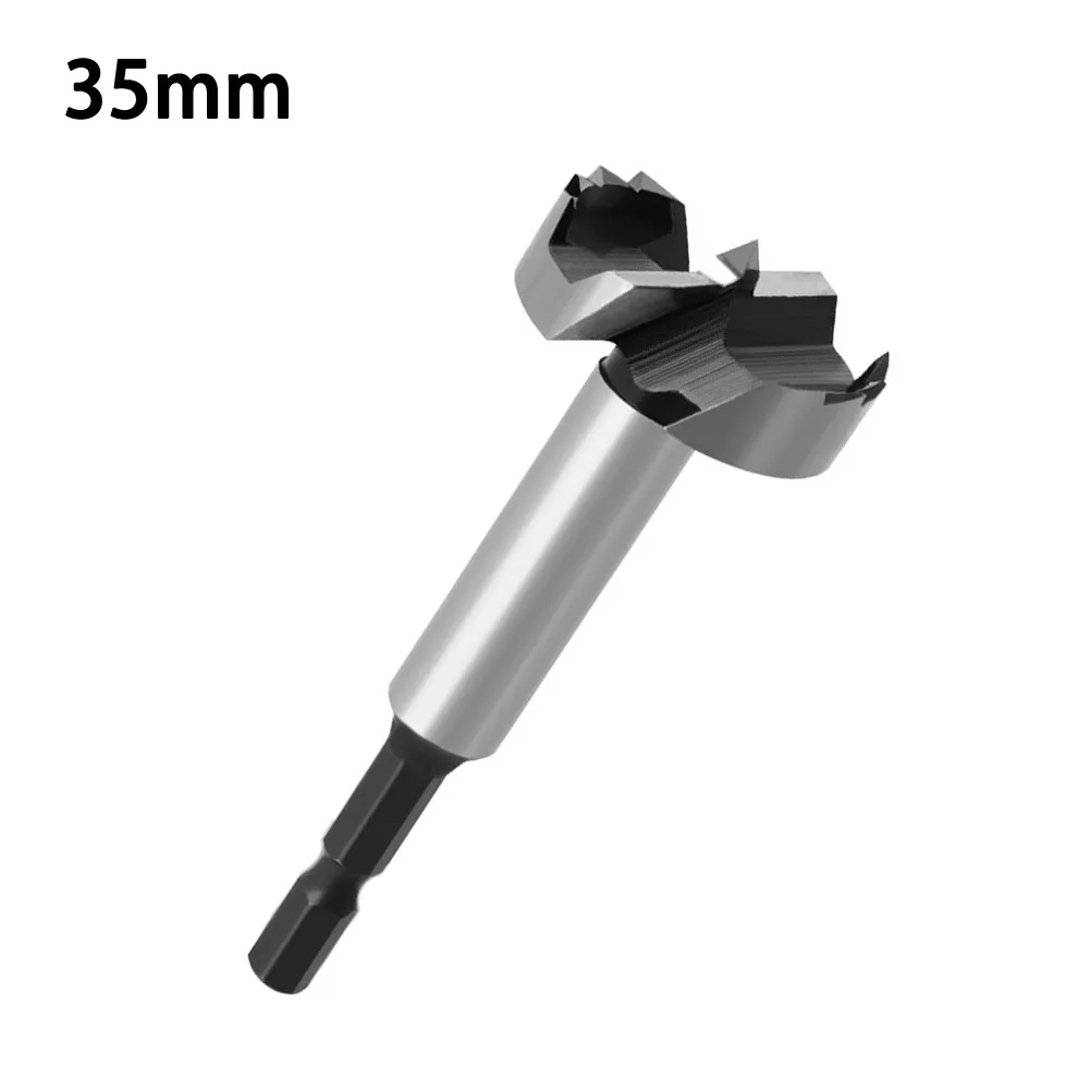 Multi-tooth Flat Wing Drill Woodworking Hole Opener 6.35mm Hexagonal Handle Reaming Drill For Electric Drill Pneumatic Drill