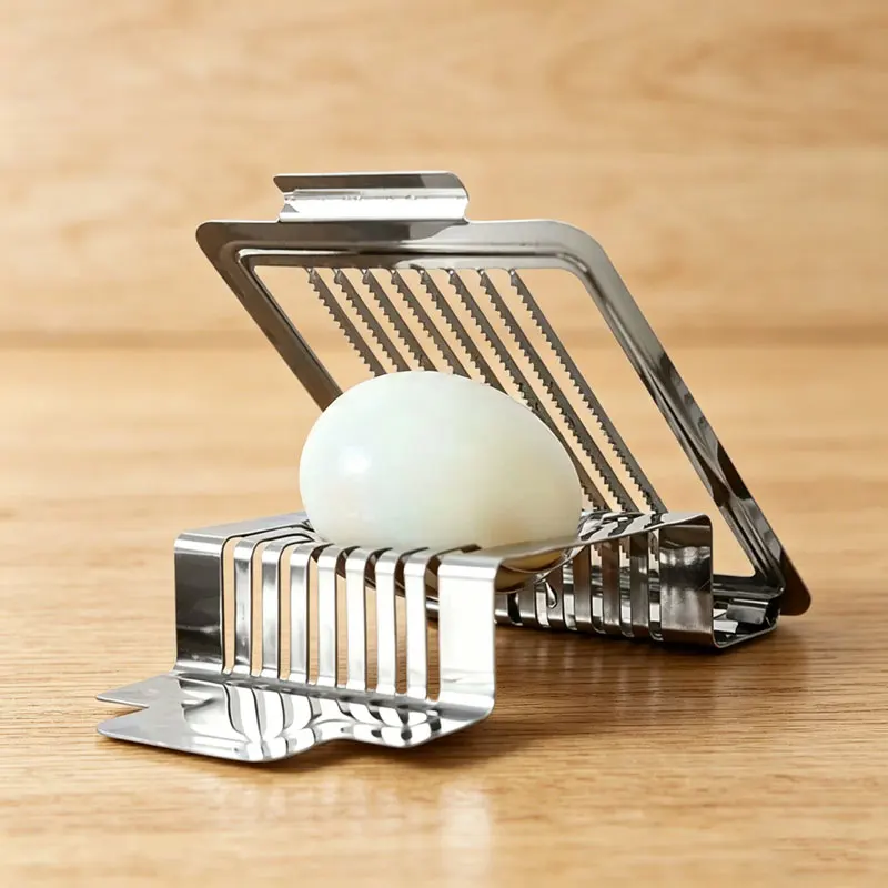Stainless Steel Egg Slicer Multifunctional Vegetable and Fruit Slicer Durable High Quality Fast Egg Separator Kitchen Gadget