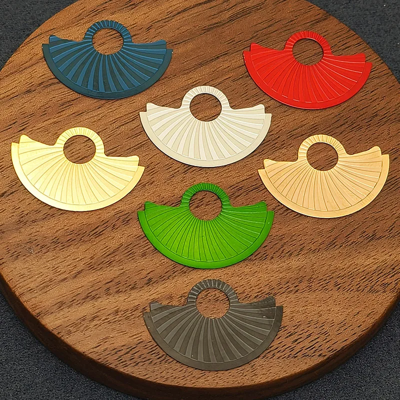 Nh35 nh36 remendo de metal do rotor do martelo automático se encaixa 4r35 4r36 nh35 nh36 7s movimento automático skx007 relógio reequipamento parte do rotor do martelo