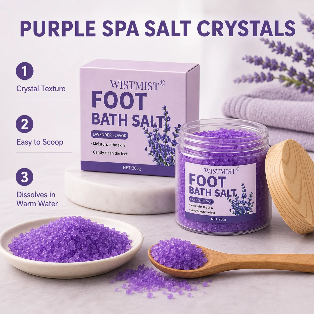WISTMIST Sale da Bagno per Pie - Home Fragrance Relax At Home recensione e prezzo
