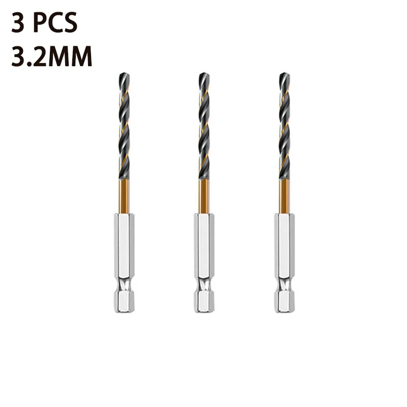 3/7/13PCS Hex Schaft Spiralbohrer Set Holz Metall Lochschneider Kernbohrwerkzeug Kobalt Bohrer Bits 1,5 2 2,5 3 3,5 4 5 6mm HSS