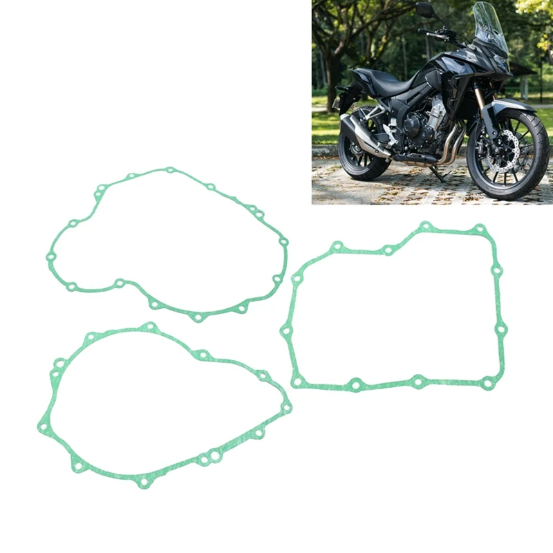 

Motorcycle Engine Crankcase Alternator Clutch Oil Pan Cover Gasket For Honda CB400X F R 2021-2024 CB500X F R 2013-2024