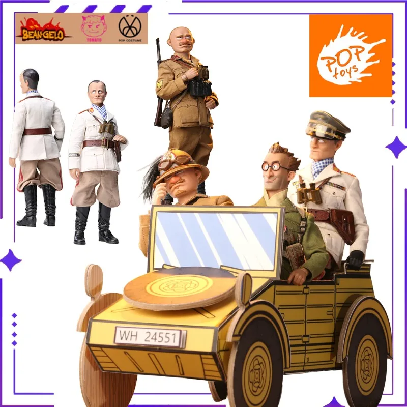 

POPTOYS Original 1/12 Big Head Soldier Finished Product Mobile Soldier Doll Model Toy Gift Collection Ornament in Stock