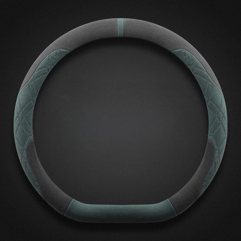 

Anti Slip Protection Steering Wheel Suitable for BYD Han Ev MDI DM Free Hand-sewn Suede Steering Wheel Cover