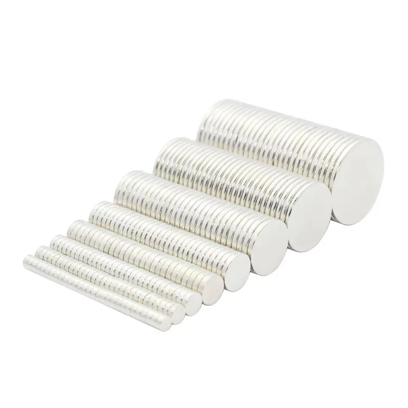 Super Strong Round Disc Blocks Rare Earth N38 Neodymium Magnet Fridge Crafts For Acoustic Field Electronics Aimant Imán