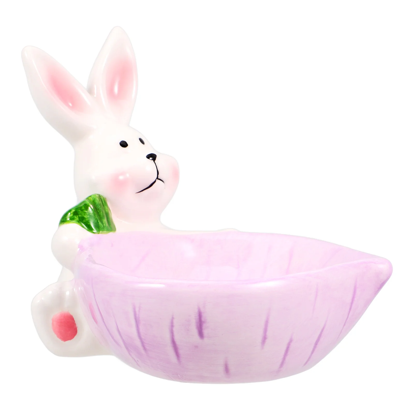 

Ceramic Pet Bowl User-Friendly Simple Structure Scratch-Resistant Large Capacity Protects Pet from Harm Lovely Design for Cats