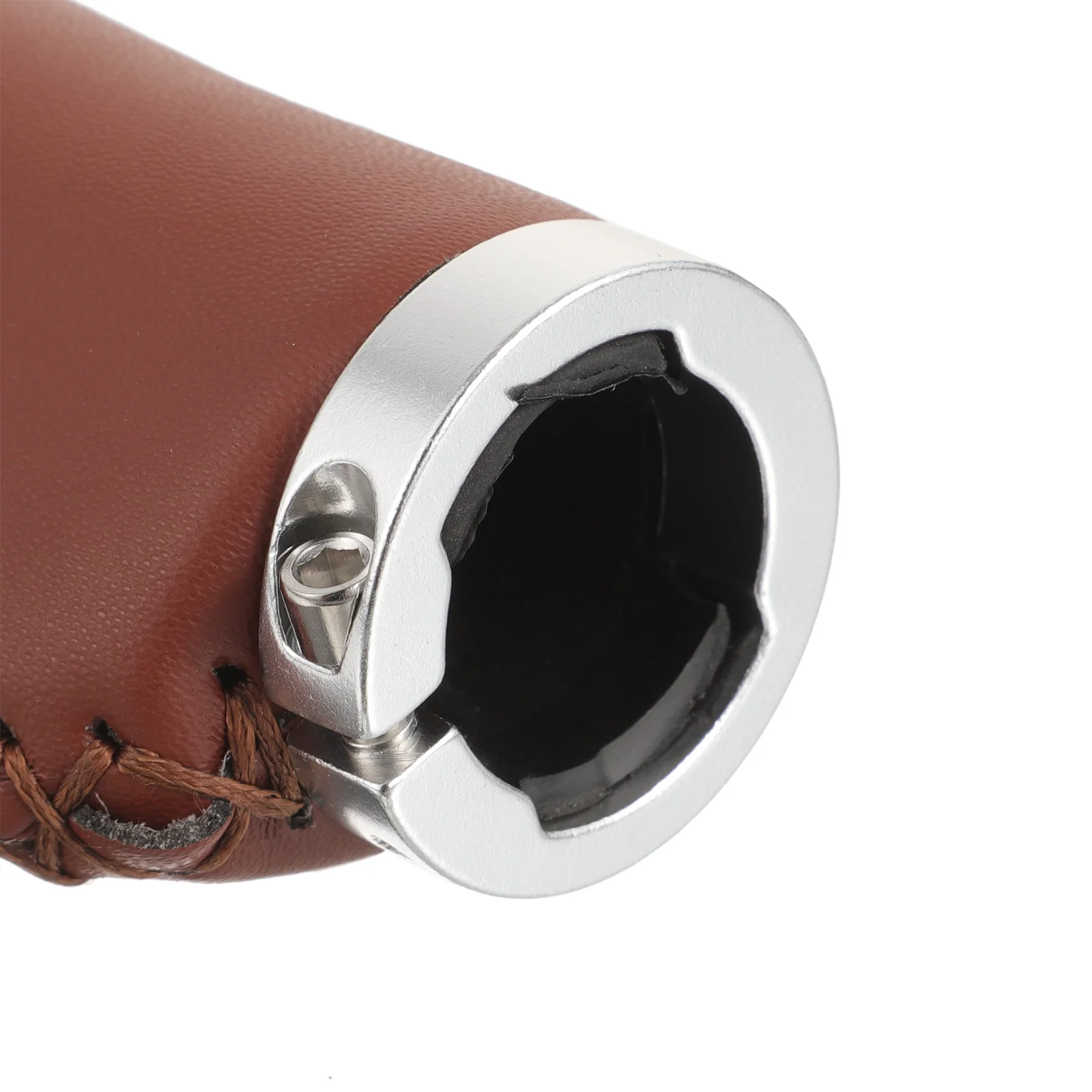 

2pcs Bicycle Handlebar Grips Pu Plastic Anti-Skid Mountain Bike Grips Comfortable Shockproof Covers For Outdoor Riding Non-Slip