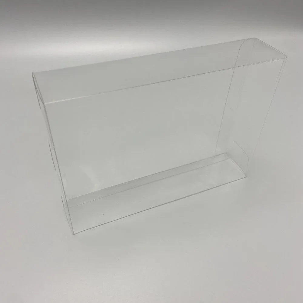 100 PCS Transparent PET cover box For 2DS For Japan version USA version game console storage display box