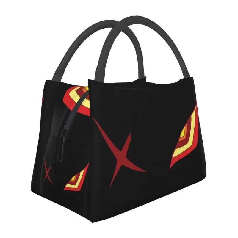 

Kill La Kill Senketsu Eyes Portable Lunch Box Multifunction Japanese Adventure Animation Thermal Cooler Food Insulated Lunch Bag