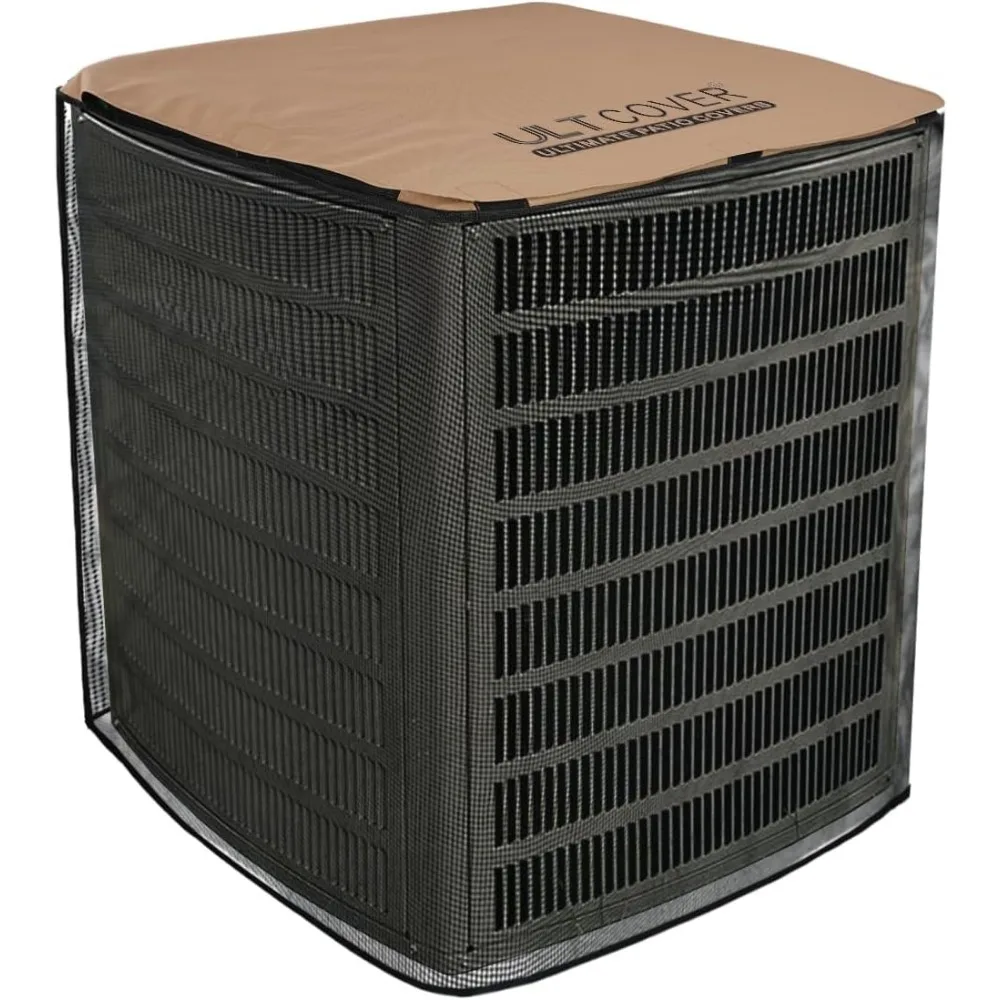 

2-in-1 Mesh AC Cover with Waterproof Top, Fits 36x36x40 Inch Square Units for All Seasons Protection