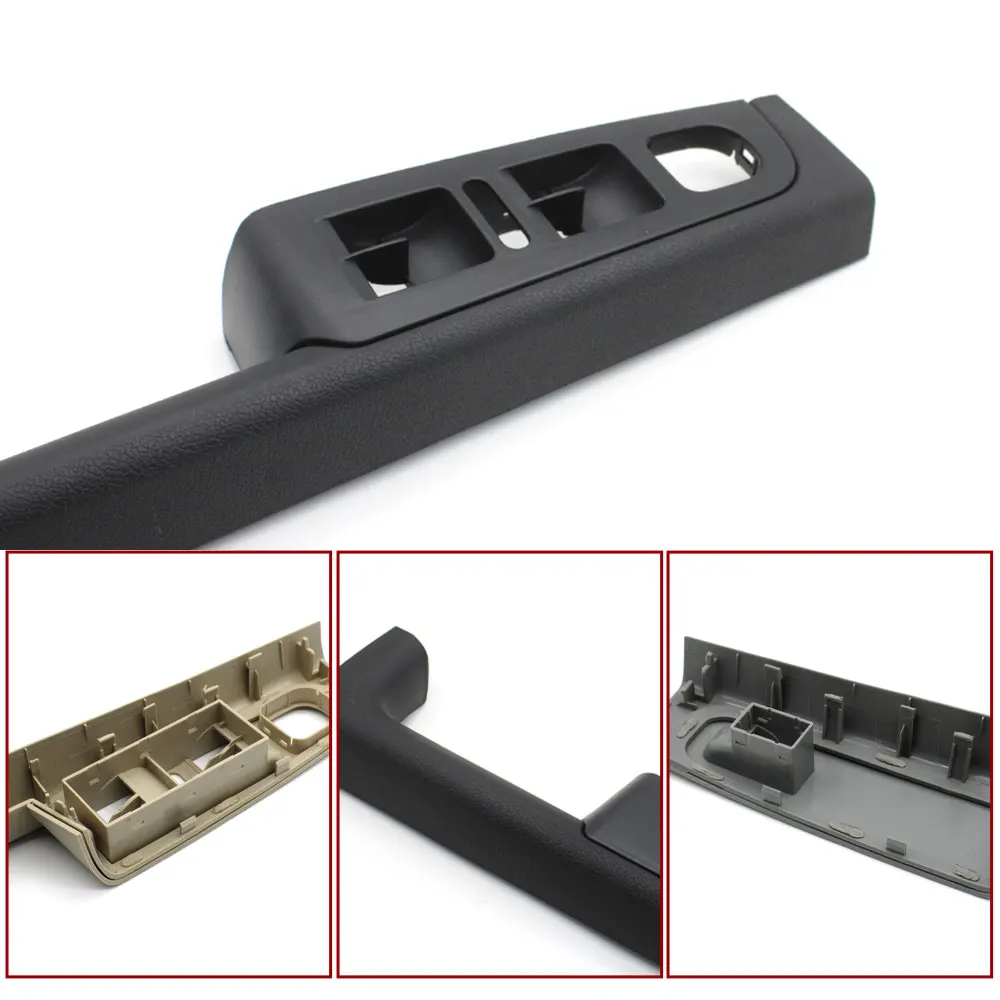 Left Hand Driving Car Interior Front Rear Door Handle Armrest Frame Switch Control Panel Trim For Skoda Superb 2008-2013