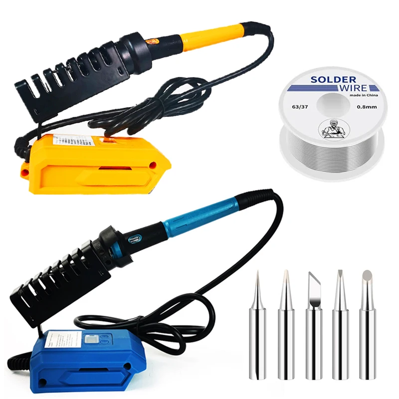 For Makita/Dewalt 20V battery 60W Wireless Electric Soldering Iron Welding Tool with Stand 936 Tip 500 Temperature Fast Heating