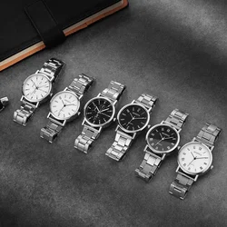 Fashion Casual Business Belt Women Mens Watch Quartz Watches Exquisite Appearance Design 2023 Minimalist Mens Unisex Watches