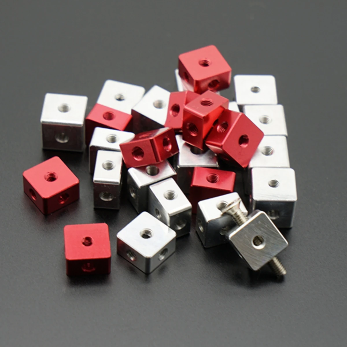 

Hexagonal nut fixing block, plate connecting block, M3 threaded connecting block, 10x10x10, 10x10x6