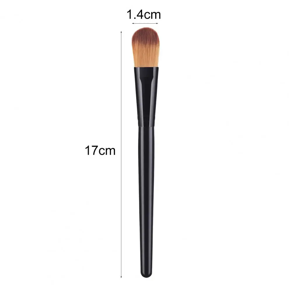 Cosmetic Brush Easy to Clean Comfortable Ergonomics Reused Portable Skin Care Tools Medium Size Foundation Liquid Facial Brush