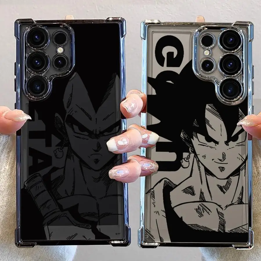 حافظة لهاتف سامسونج جالاكسي S20 FE S24 S23 S25 Edge S21 Plus S22 Ultra Dragon Ball Goku VS Vegeta