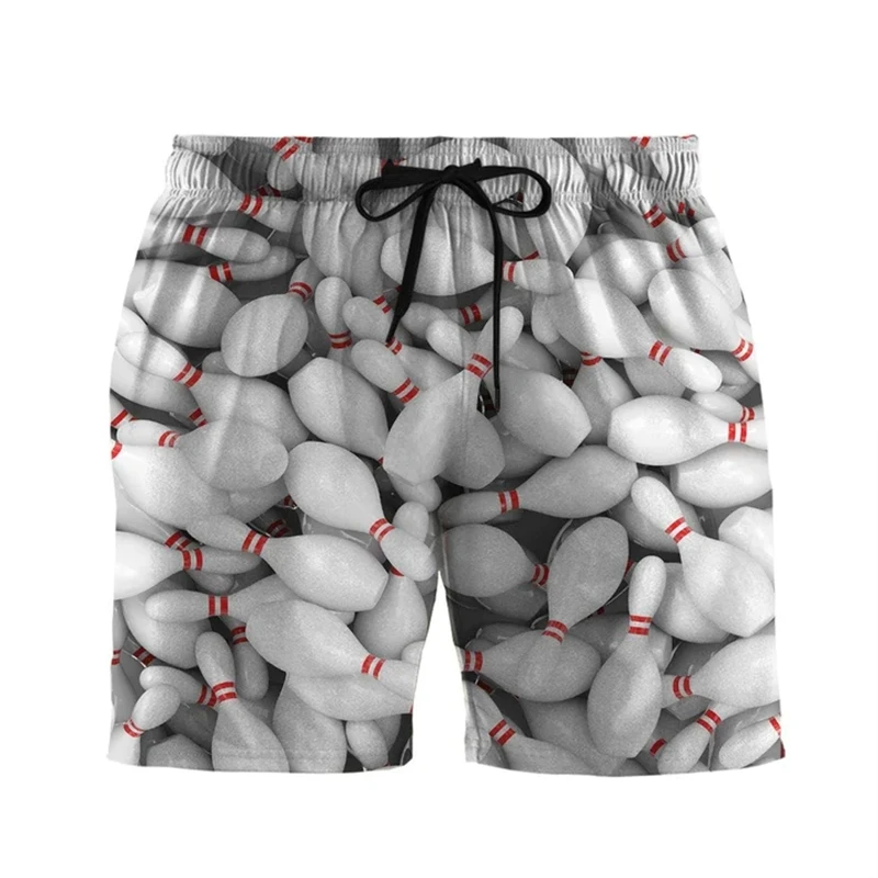 

Funny Pattern Bean Beach Shorts Men 3D Printing For Men Board Shorts Swimsuit Bermuda Swim Trunks Kids Cool Ice Shorts Pants