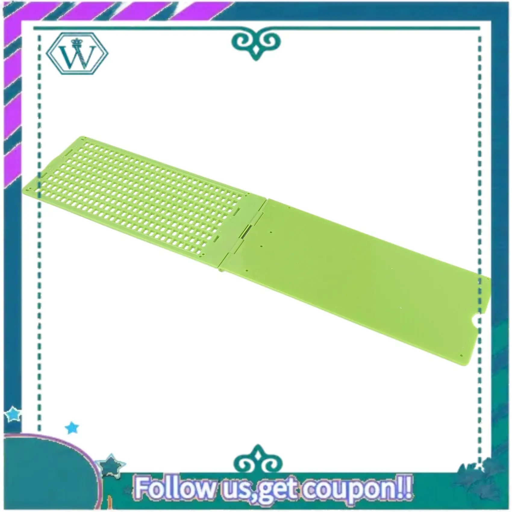 

Модернизированный 9-линейный 30-ячечный набор для письма Брайля и стилуса, пластиковый набор сланцов Брайля для слепых