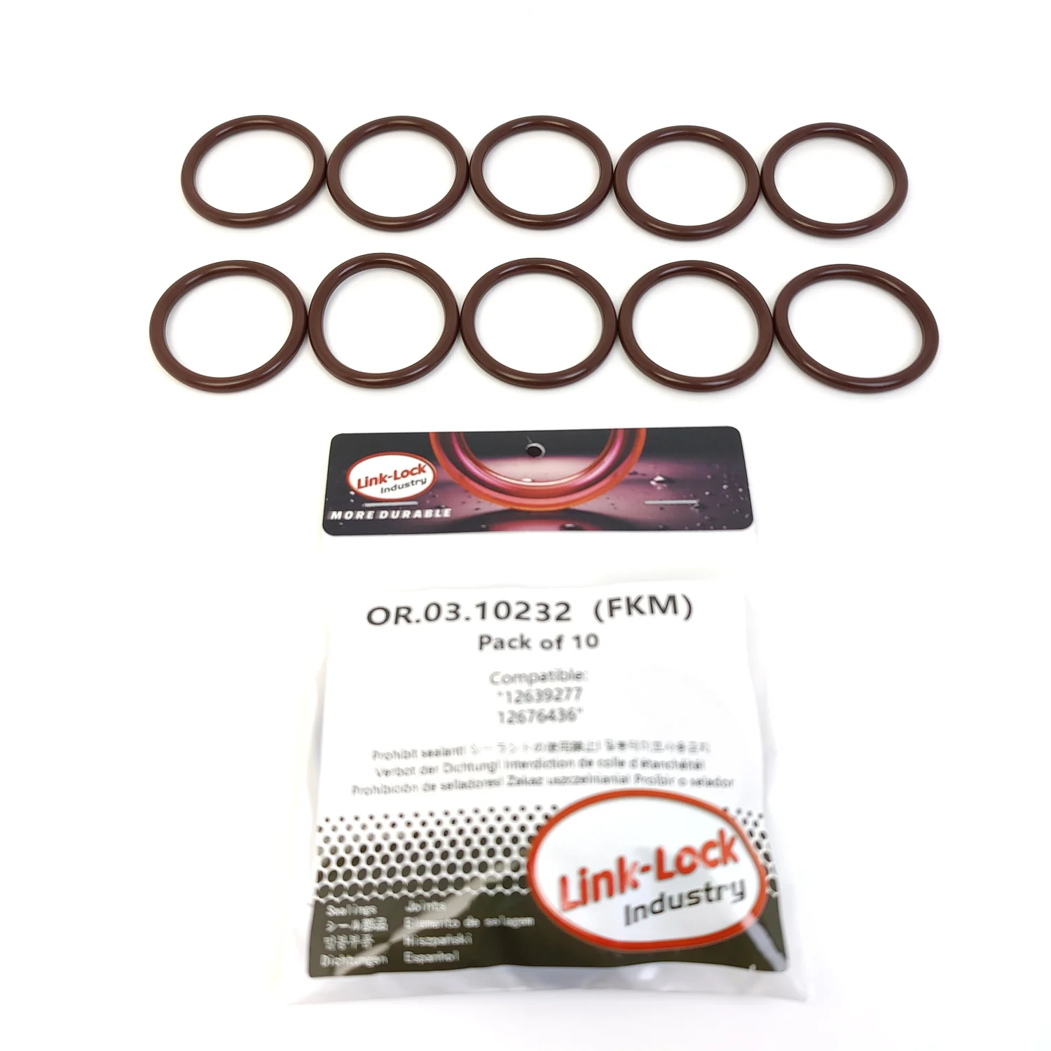 

Комплект уплотнительных колец LINK-LOCK 10 шт. OR.03.10232 FKM Viton для топливного фильтра 12639277 12676436 для Chevrolet-LB7 LGH LML LBZ LLY LMM