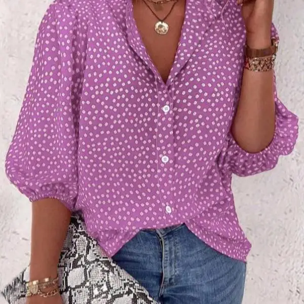 Ropa interior cálida con estampado floral para hombres y mujeres, ajuste regular, cuello ort Sve, cuero PU, para mediana edad