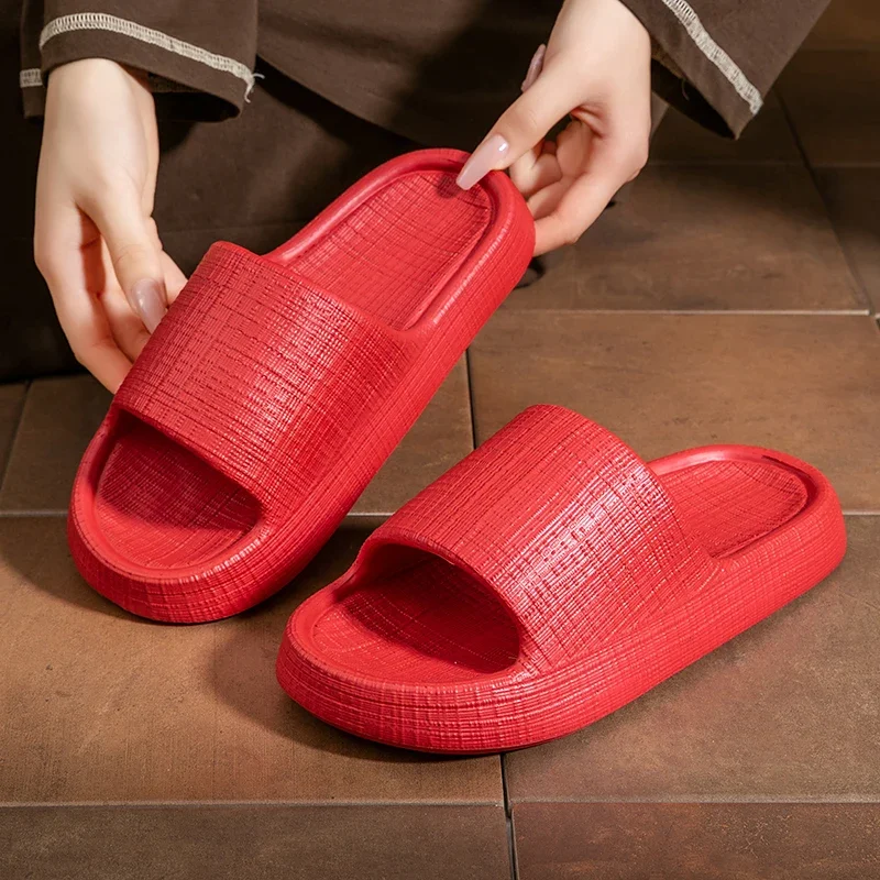 Outdoor EVA Unisex Weiche Dicke Sohlen Hausschuhe Damen Sommer Mode Hausschuhe Rutschfeste Hause Sandalen Herren Strandschuhe