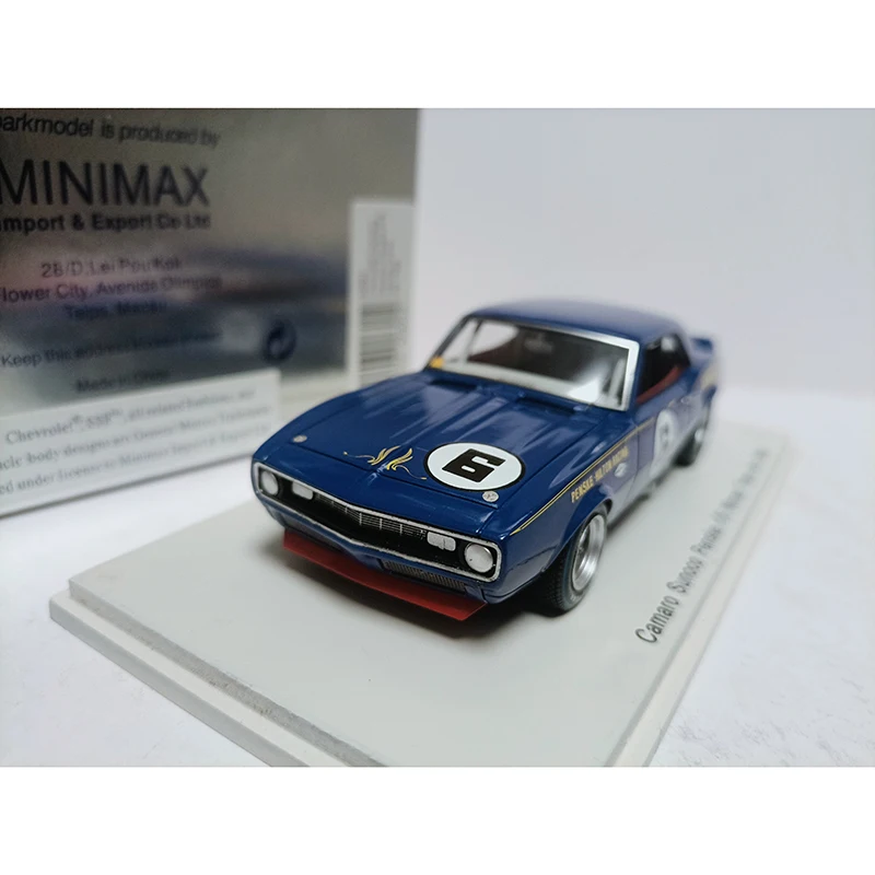 Spark 1:43 Gewinner aus Kunstharz, Trans Am 1968, Rennwagenmodell, Klassiker, Erwachsenen-Souvenir, Geschenk, statische Anzeige