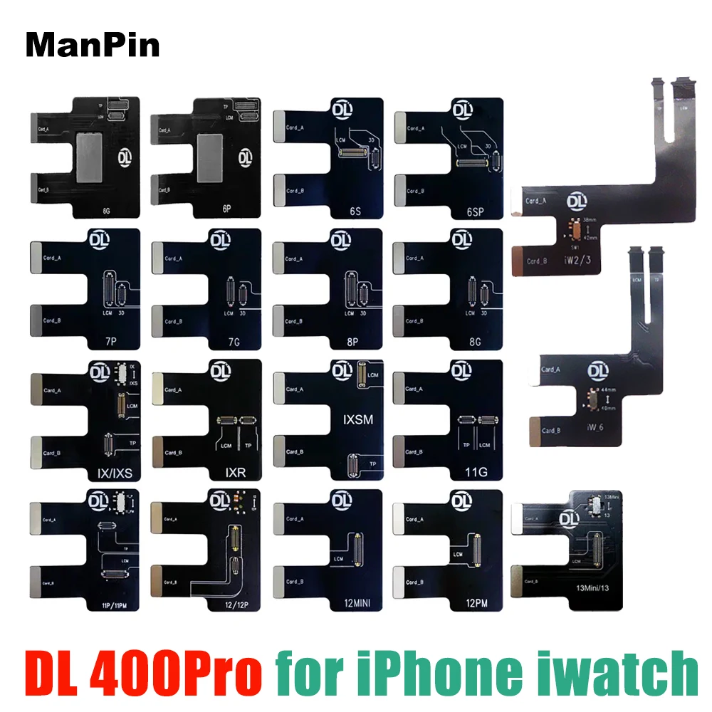 DL400Pro Flex Cable Extention FPC For iPhone 17Pro Max 16 iPad iWatch Smart Screen Tester Display Touch Testing True Tone Repair